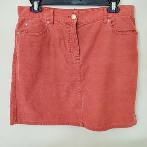 J.Crew Factory Corduroy Mini skirt size 6